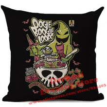 Load image into Gallery viewer, Nightmare Before Christmas Cartoon Skull Jack Printed Cushion Cover Halloween Decorative Sofa Car Throw Pillow Home Decor Pillow