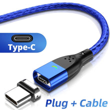 Load image into Gallery viewer, FONKEN Magnetic Cable Micro USB Type C Magnetic Charging Cables Magnetic Charger for iPhone Samsung Huawei Xiaomi Quick Charge