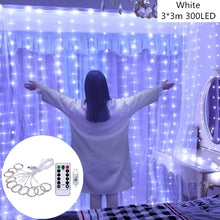 Load image into Gallery viewer, Curtain Fairy String Light LED Christmas Decorations for Home Garland Xmas Light Christmas New Year 2021 Navidad Ornament Gift