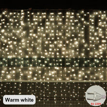 Load image into Gallery viewer, Curtain Fairy String Light LED Christmas Decorations for Home Garland Xmas Light Christmas New Year 2021 Navidad Ornament Gift