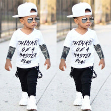 Load image into Gallery viewer, 0M-24M Baby Clothes Newborn T-shirt Infant Tops+Long Pants Toddler 2pcs Set Outfits Boy Clothes