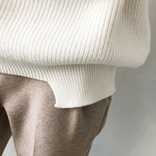 Load image into Gallery viewer, Aachoae Womens Sweaters 2020 Autumn Winter Casual V Neck Women Pullover Sweater Solid Long Sleeve Loose Knitted Cashmere Top
