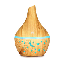 Load image into Gallery viewer, 300ml USB Air Humidifier Electric Aroma Air Diffuser Essential Oil Wood Ultrasonic Aromatherapy Cool Mist Maker for Home Car