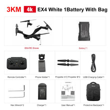 Load image into Gallery viewer, Eachine EX4 RC Quadcopter Drone Helicopter with 4K Professional HD Camera 5G WIFI FPV GPS Mode 3 Axis Stable Gimbal RTF Toys