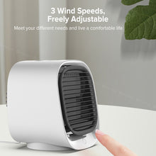 Load image into Gallery viewer, Mini Portable Air Conditioner Multi-Function Humidifier Purifier Air Cooler Fan Personal Space USB Desktop Air Conditioning Home