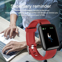 Load image into Gallery viewer, 116 plus Smart Watch Men Women Blood Pressure Monitor Waterproof Fitness Tracker Bracelet Heart Rate Smartwatch For Android IOS