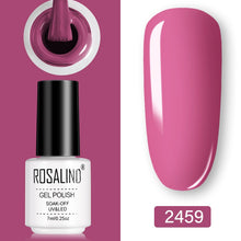 Load image into Gallery viewer, ROSALIND Gel Polish Set UV Vernis Semi Permanent Primer Top Coat 7ML Poly Varnish Gel Nail Art Manicure Gel Lak Polishes Nails