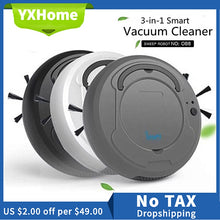 Load image into Gallery viewer, 3-In-1 Multifunctional Auto Smart Robot Floor Cleaner Rechargeable Dry Wet Mop Sweeping Vacuum Cleaner Strong Suction Home Clean