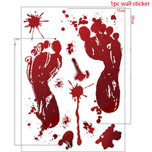 Load image into Gallery viewer, Halloween Stickers Wall Window Refrigerator Halloween Decoration Party Supplies Horror Scary Halloween Props Accessories