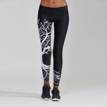 Load image into Gallery viewer, Printed Slim Fitness Leggings Women Sexy Push Up Leggins Clothing Workout Printing Patchwork Trousers High Waist Leggins Leginy