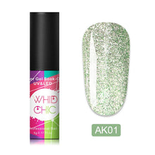 Load image into Gallery viewer, WHID CHIC Thermal Glitter Soak Off UV Gel Polish Sparkling Temperature Color-changing Varnish Gel Nail Art varnish Decor