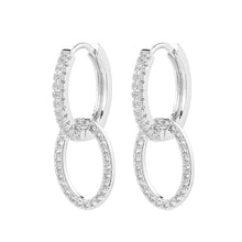 Load image into Gallery viewer, fashion cubic zircon Cute Butterfly Earrings Personality Butterfly hoop Earrings For Women Girls Korean Jewelery 2020