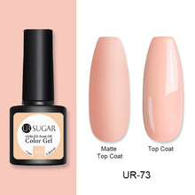 Load image into Gallery viewer, UR SUGAR 7.5ml Matte Nail Gel Polish Purple Series Hybrid Varnish Nail Art Semi Permanent UV Gel Varnish Soak Off Matte Top Coat