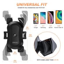 Load image into Gallery viewer, Bike Phone Holder Universal Motorcycle Bicycle Phone Holder Handlebar Stand Mount Bracket Mount Phone Holder For iPhone Samsung