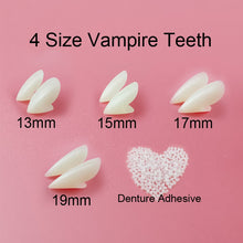 Load image into Gallery viewer, Vampire Teeth Fangs Elf Ears Dentures Props Halloween Costume Fairy Cosplay Zombie False Tooth & Ears