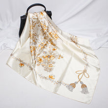 Load image into Gallery viewer, Fashion Scarves for Women Shawl Print Silk Satin Hijab Scarf Female Bandana 90*90cm Luxury Brand Square Shawls Scarfs For Ladies