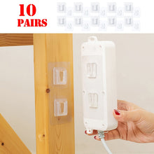 Load image into Gallery viewer, Double-Sided Adhesive Wall Hooks Hanger Strong Transparent Hooks Suction Cup Sucker Wall Storage Holder For Kitchen Bathroo