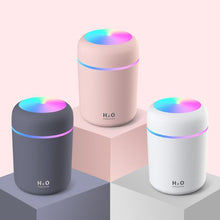 Load image into Gallery viewer, Air Humidifier Ultrasonic Aroma Essential Oil Diffuser 300ml USB Cool Mist Maker Aromatherapy with Colorful Lamp for Home Car