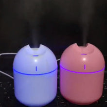 Load image into Gallery viewer, 200ML Ultrasonic Mini Air Humidifier Aroma Essential Oil Diffuser for Home Car USB Fogger Anion Mist Maker with LED Night Lamp