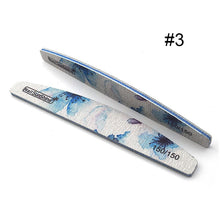 Load image into Gallery viewer, 1 Pc Half-Moon-Shaped Nail File Nail Buffer Washable Grinding Polishing Sanding Buffing Pedicure Nail Art Tools