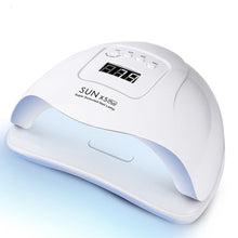 Load image into Gallery viewer, LED Nail Lamp for Manicure 80/54W Nail Dryer Machine UV Lamp For Curing UV Gel Nail Polish With Motion sensing LCD Display