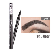 Load image into Gallery viewer, 1 Pcs Makeup Eyebrow Pencil Liquid Makeup Pencil Waterproof Brown Eyebrow Pencil with Fork Tip Durable Tattoo Pen