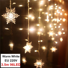 Load image into Gallery viewer, Curtain Fairy String Light LED Christmas Decorations for Home Garland Xmas Light Christmas New Year 2021 Navidad Ornament Gift
