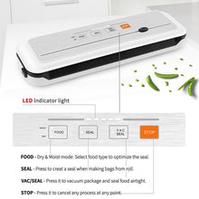 Load image into Gallery viewer, LAIMENG Μηχανή Συσκευασίας Κενού Sous Vide Vacuum Sealer για Αποθήκευση Τροφίμων