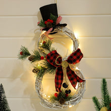 Load image into Gallery viewer, 2020 Christmas New Products Home Decoration Christmas Wreath Pendant LED Lights Wreath Pendant Christmas Vine Ring