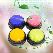 Load image into Gallery viewer, 1/4pcs Recordable Talking Button with Led Function Learning Resources Answer Buzzers Learning Taking Gifts Interactive Toy