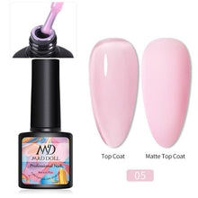 Load image into Gallery viewer, MAD DOLL 8ml 60 Colors Gel Nail Polish Nail Color Nail Gel varnish Soak Off UV Gel Varnish Base Coat No Wipe Top Coat