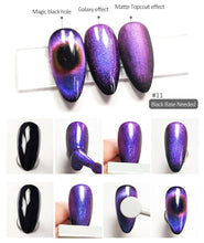 Load image into Gallery viewer, Venalisa 9D Gel Varnish Cat Eye Magic Chameleon Gel Varnish Nail Manicure Galaxy Starry Magnetic Multicolor 5ml Nail Gel Polish