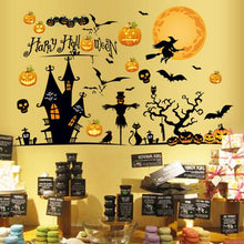 Load image into Gallery viewer, Halloween Stickers Wall Window Refrigerator Halloween Decoration Party Supplies Horror Scary Halloween Props Accessories