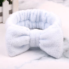 Load image into Gallery viewer, Hot Sale Women Headbands omg Makeup Headband for Washing Elastic Velvet Bow Head Wrap Coral Fleece Fashion Girl Hair Accessories
