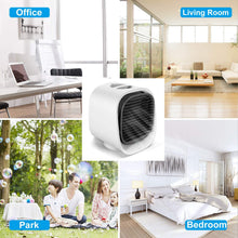 Load image into Gallery viewer, Portable Air Conditioner Cooler Fan Convenient Mini Air Cooler Personal Space Easy Cool Purifies Humidifier Air Cooling Fan
