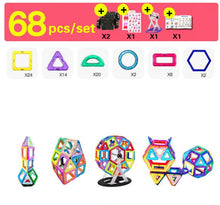 Load image into Gallery viewer, 30-252pcs DIY Magnetic Constructor Triangle Square Big Bricks Magnetic Building Blocks Designer Set Magnet Toys For Children