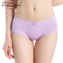 Load image into Gallery viewer, FallSweet 5 pcs/lot ! Sexy Period Panties Mid Waist Menstrual Briefs Leak Proof Underwear Female XXXL