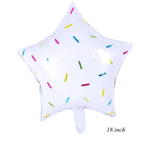 Load image into Gallery viewer, 1set Pink Donut Lip Ice Cream Popcorn Candy Foil Balloon Baby Shower Happy Birthday Decoration Balloon Boy Girl Cute Kid Toy