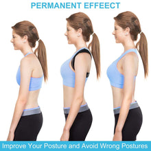 Load image into Gallery viewer, Medical Adjustable Clavicle Posture Corrector Men Women Upper Back Brace Shoulder Lumbar Support Belt Corset Posture Correction