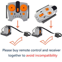 Load image into Gallery viewer, Technic parts Compatible with lego motor multi power functions tool servo blocks train engine xl motor PF model sets 88002