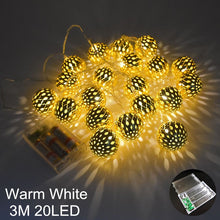 Load image into Gallery viewer, Curtain Fairy String Light LED Christmas Decorations for Home Garland Xmas Light Christmas New Year 2021 Navidad Ornament Gift