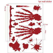Load image into Gallery viewer, Halloween Stickers Wall Window Refrigerator Halloween Decoration Party Supplies Horror Scary Halloween Props Accessories