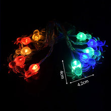 Load image into Gallery viewer, 1.5m 10Led Unicorn Snowman Snowflake Photo Clips Led Light String Wedding Festival Bar Home Party Decoration Christmas Ornament