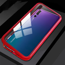 Load image into Gallery viewer, Metal Magnetic Adsorption Glass Case For Huawei P30 P20 Lite Pro Mate 20 10 Nova 3i 3 3E 4 4E 5 5i Pro Phone Case Cover Coque