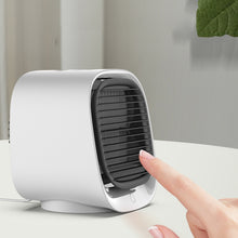 Load image into Gallery viewer, Mini Portable Air Conditioner Multi-function Humidifier Purifier USB Desktop Air Cooler Fan with Water Tank Home 5V