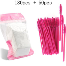 Load image into Gallery viewer, Eyelash Extension Disposable Eyebrow brush Mascara Wand Applicator Spoolers Eye Lashes Cosmetic Brushes Set makeup tools