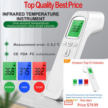 Load image into Gallery viewer, Digital LCD Temperature Indoor Room Meter Thermometer Hygrometer Sensor Humidity Thermometer Gun Infrared Digital Termometro