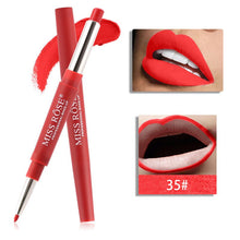 Load image into Gallery viewer, 20 Color Matte Lipstick Lip Liner 2 In 1 Brand Makeup Lipstick Matte Durable Waterproof Nude Red Lipstick Lips Make Up