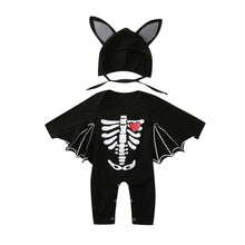 Load image into Gallery viewer, Autumn Newborn Halloween Costume For Baby Boys Girls Clothes Halloween Cosplay Costume Romper Jumpsuits+hat Halloween Outfits