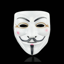 Load image into Gallery viewer, Movie Cosplay V for Vendetta Hacker Mask Anonymous Guy Fawkes Halloween Christmas Party Gift for Adult Kids Film Theme Mask